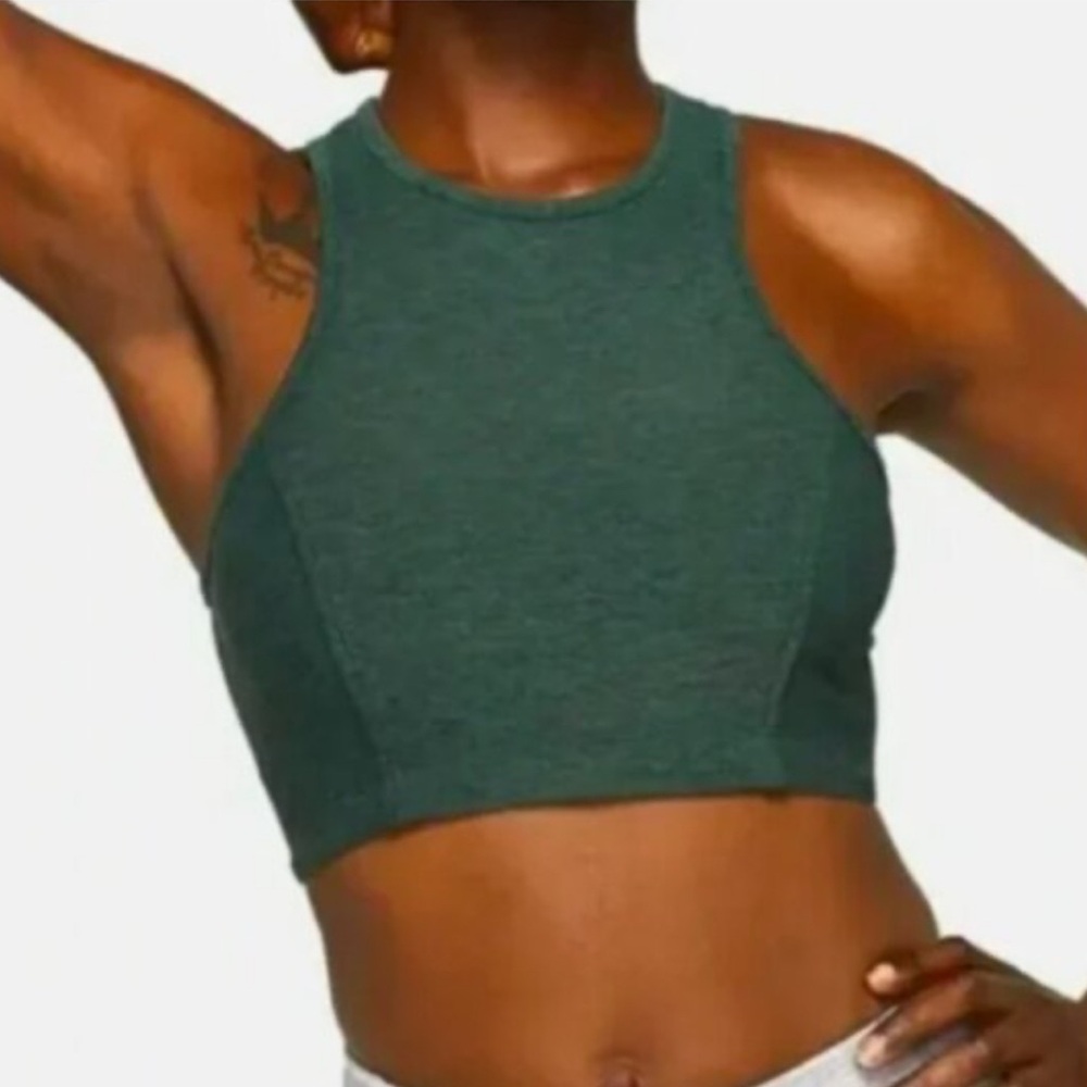Outdoor Voices Green Bra Top